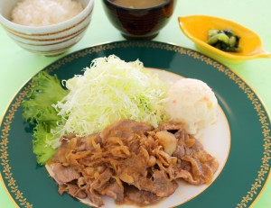 豚肩ロース生姜焼き